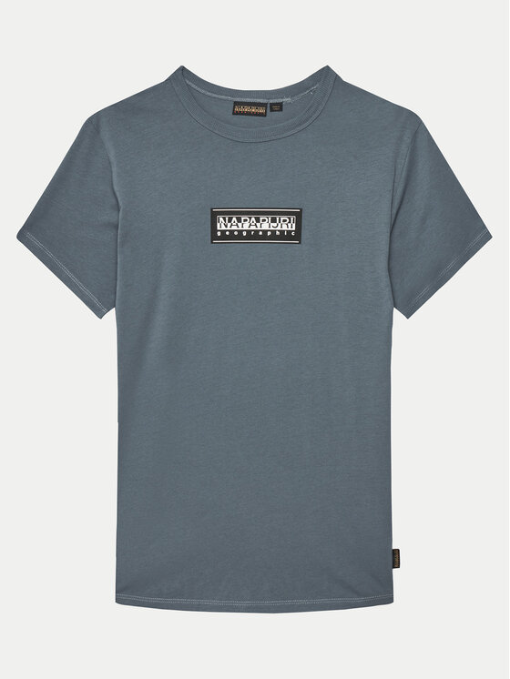 Napapijri T-shirt Chamois NP0A4ILE D Blu Regular Fit, taglia : 16Y