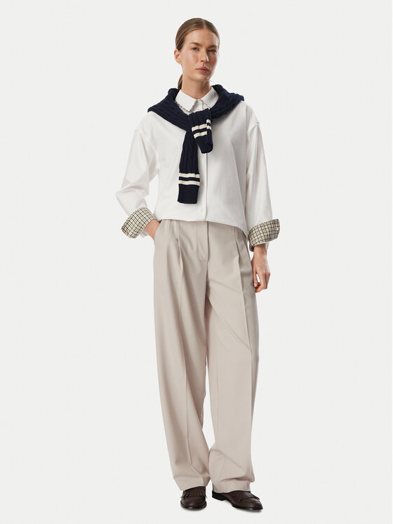 Barbour Barbour Πουκάμισο Alverstone LSH1782WH11 Λευκό Relaxed Fit