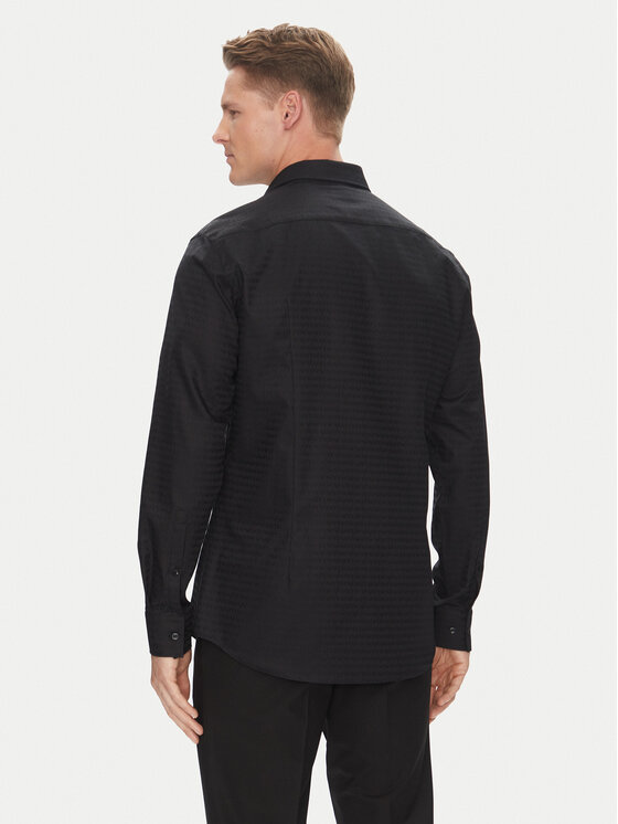 HUGO HUGO Košile Kenno 50544934 Černá Slim Fit