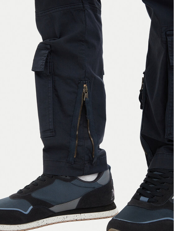 Aeronautica Militare Aeronautica Militare Cargo nadrág Iconic Anti-G 261PA1387UCT01493 Sötétkék Regular Fit