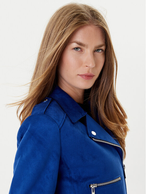 Morgan Morgan Giacca in similpelle 241-GOUSMI Blu Regular Fit