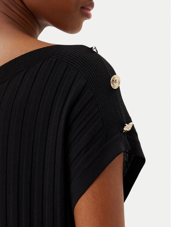 MET MET Bluză M10 242MG Negru Regular Fit