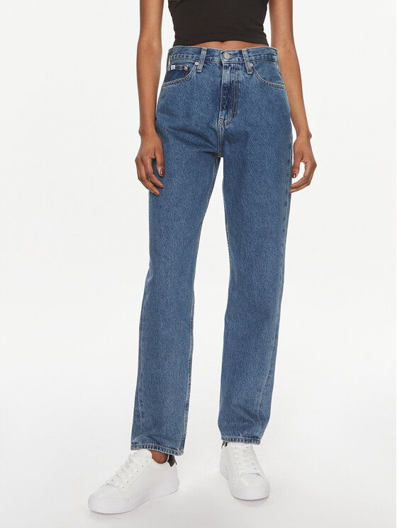 Női Farmer Calvin Klein Jeans, Méret: 29_30, Sötétkék, Authentic J20J222443