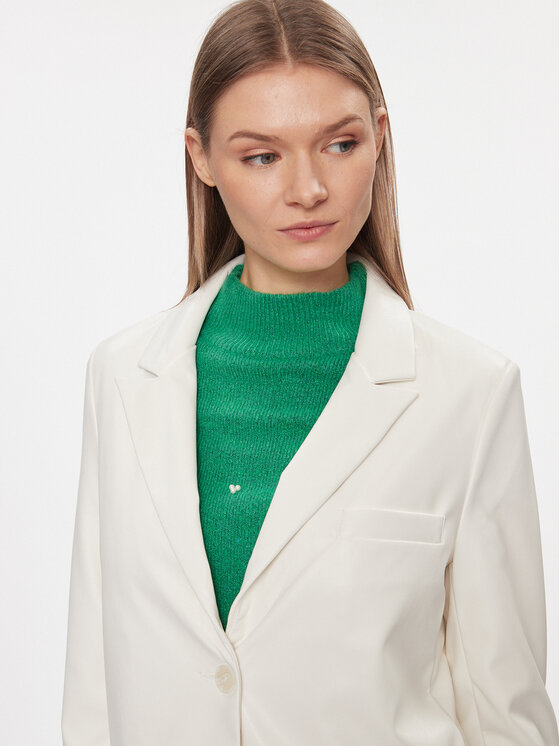 Brave Soul Brave Soul Pintsak LJK-HEPBURNPKF Valge Regular Fit