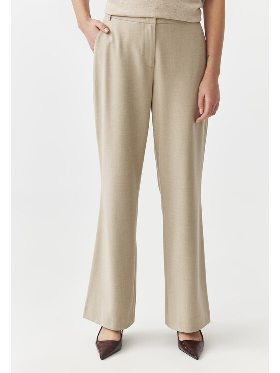 TATUUM TATUUM Spodnie materiałowe TOTI Beżowy Wide Fit