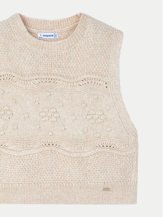 Mayoral Mayoral Πουλόβερ 4364 Μπεζ Regular Fit