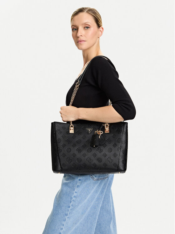 Guess Guess Handtasche Tisha HWPD77 64230 Schwarz