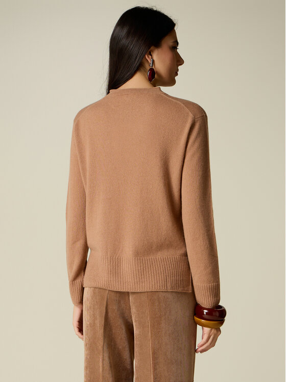 Oltre Oltre Maglione M317J005571N022 Crema Regular Fit