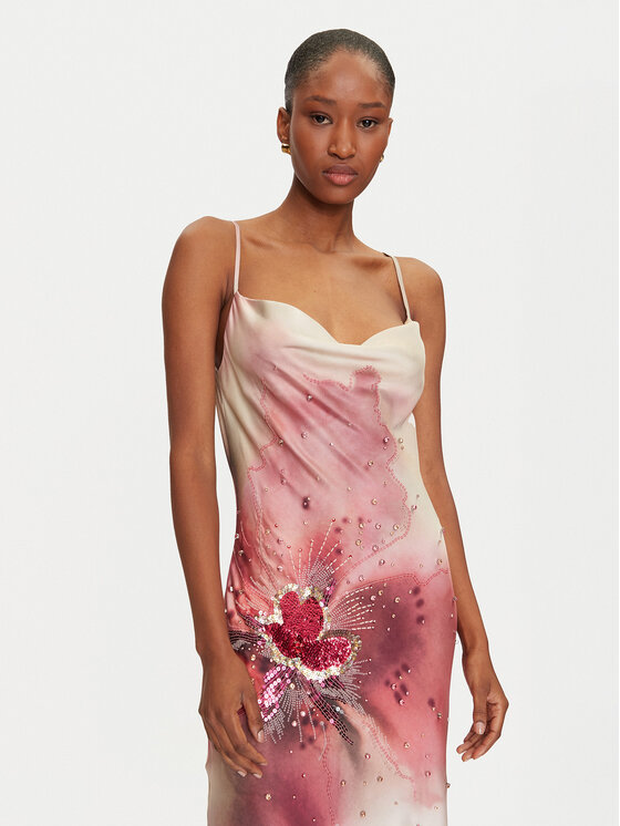 Marciano Guess Marciano Guess Официална рокля 5GGK57 7099Z Бежов Regular Fit