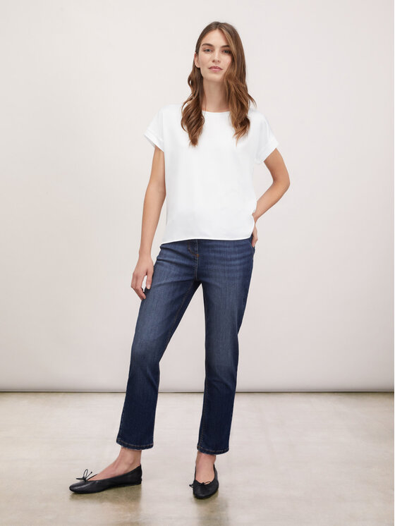 Motivi Motivi T-shirt G063W103081N011 Bianco Regular Fit