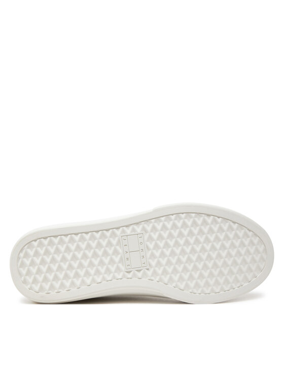 Tommy Jeans Tommy Jeans Tenisice Tjw Cupsole Sneaker Denim EN0EN02652 Écru