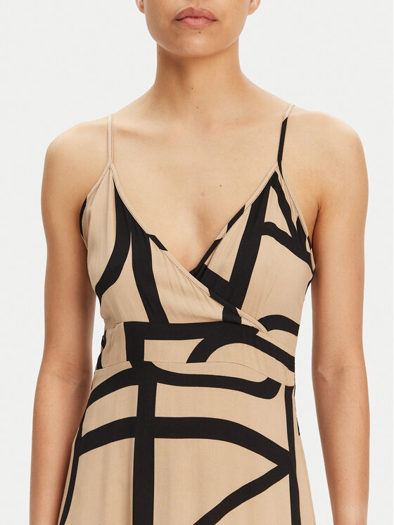 ONLY ONLY Nyári ruha Nova 15317840 Bézs Regular Fit