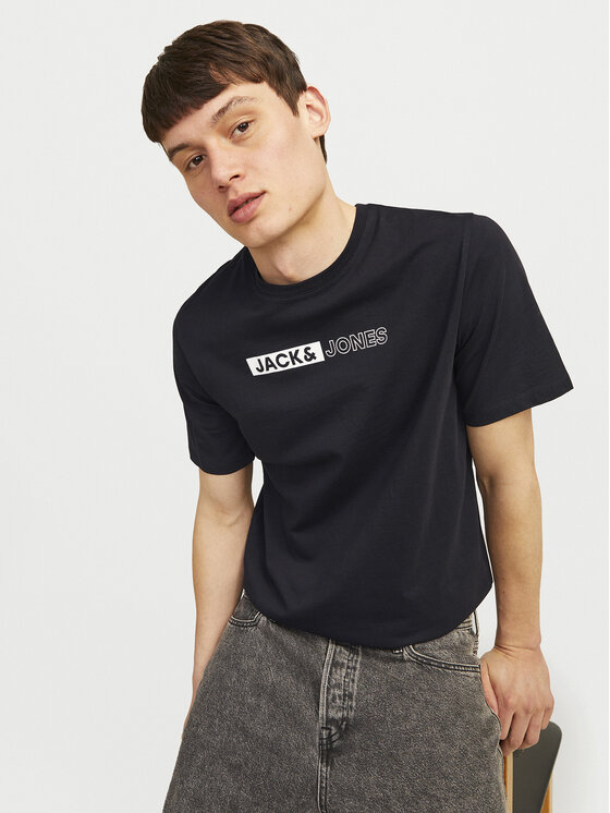 Jack&Jones Jack&Jones T-shirt Corp 12233999 Crna Standard Fit