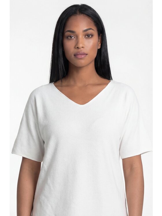 FIGL FIGL Svetr M1319 Bílá Regular Fit