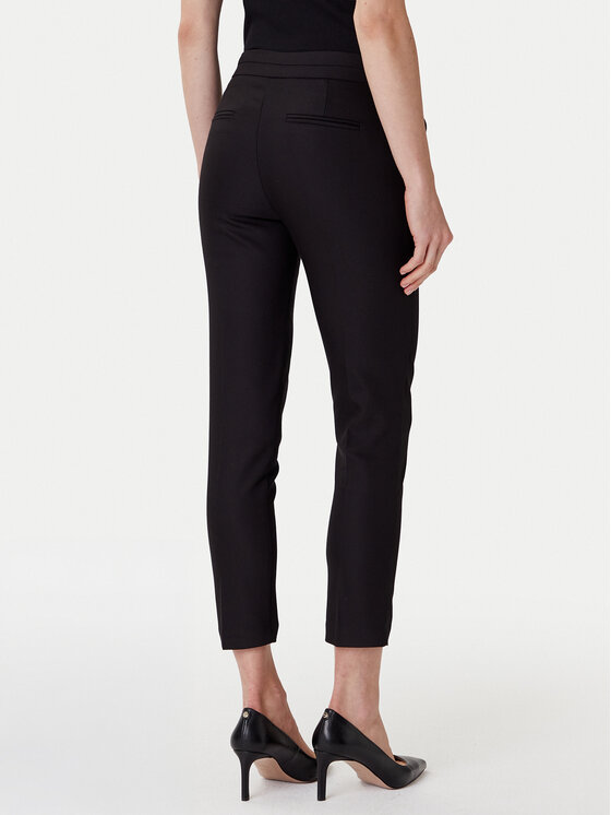 Morgan Morgan Spodnie materiałowe 211-PROSY.F Czarny Slim Fit