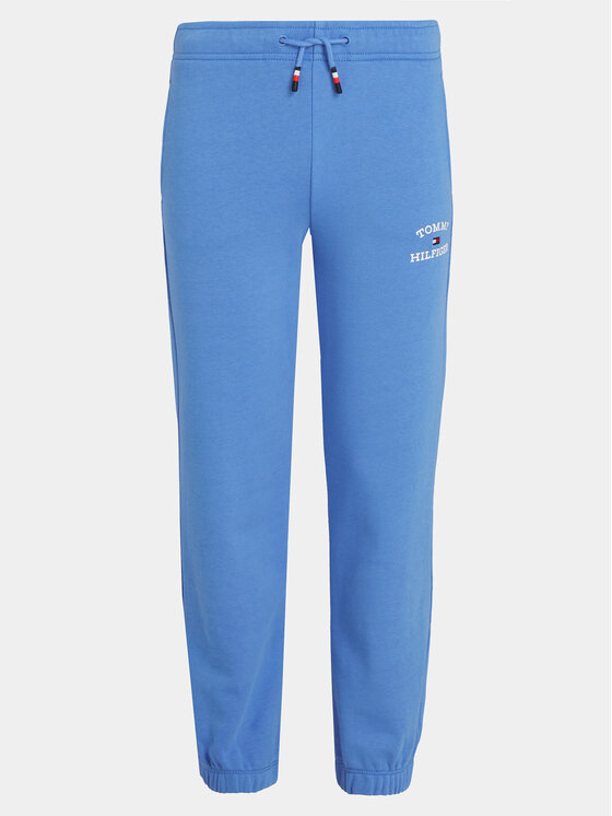 Tommy Hilfiger Tommy Hilfiger Спортивні штани Logo KB0KB08838 Голубий Relaxed Fit