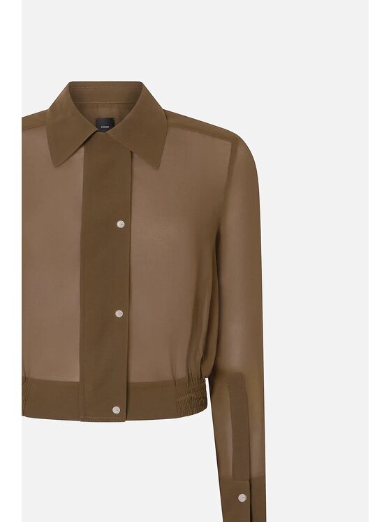 PINKO PINKO Koszula Cin Cin Zielony Classic Fit