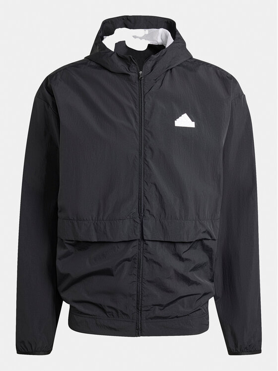 adidas adidas Prehodna jakna City Escape IR5192 Črna Regular Fit