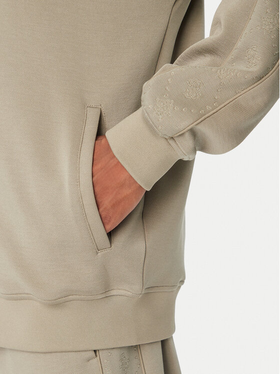 Guess Guess Суитшърт Z6BQ08 K6549 Зелен Oversize