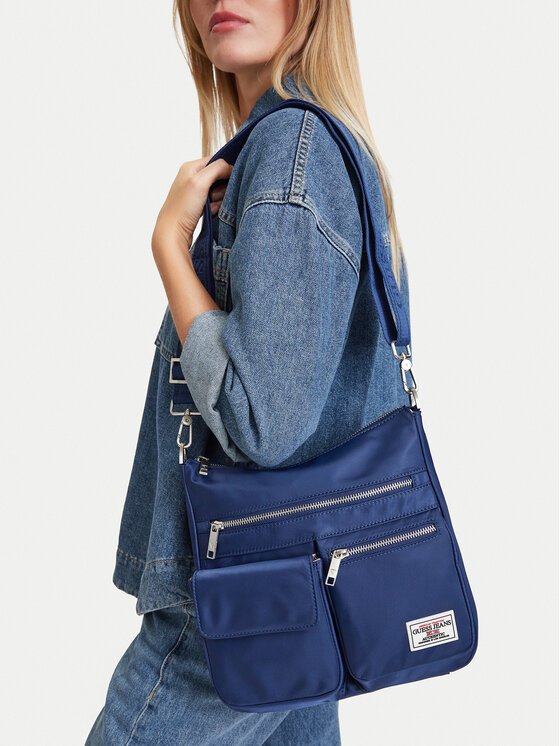 Guess Jeans Guess Jeans Τσάντα CWBEO-GUESS-B-004-10 Σκούρο μπλε
