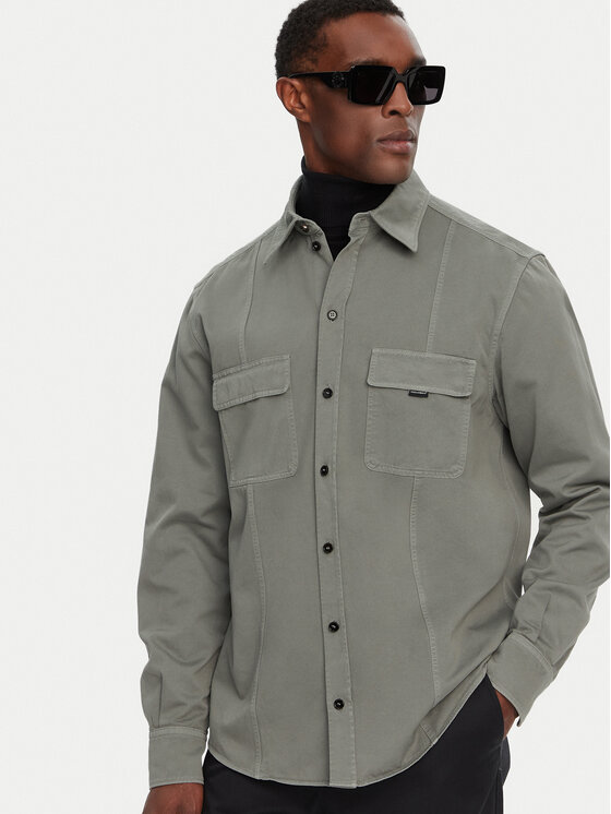 Dolce&Gabbana Dolce&Gabbana Camicia G5MA8T G8LH0 N0702 Verde Regular Fit