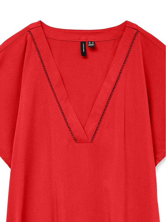 Vero Moda Vero Moda Majica Bella 10327551 Crvena Regular Fit
