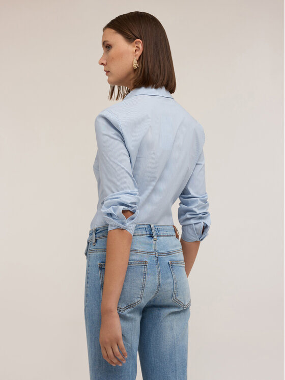 Motivi Motivi Camicia 5326Q900768N0S1 Turchese Regular Fit