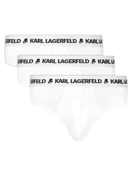 KARL LAGERFELD KARL LAGERFELD Set de chiloți slip﻿ A1M47152 Alb