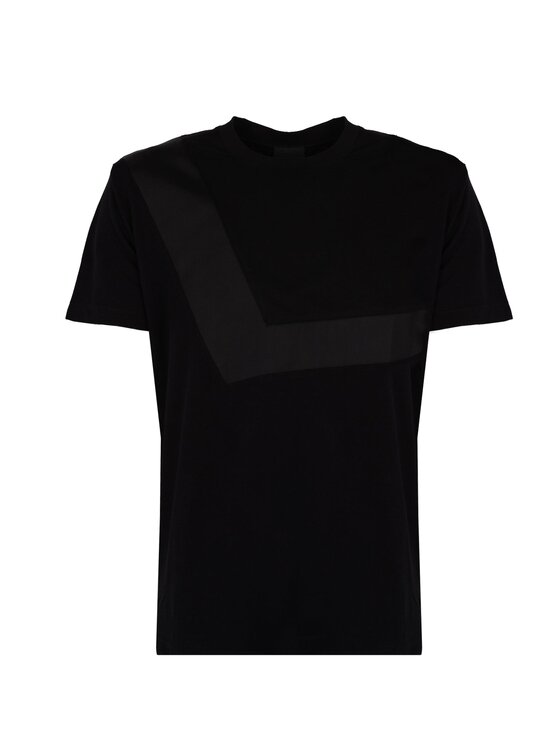 Les Hommes Les Hommes T-Shirt LBT1019700N Μαύρο Regular Fit