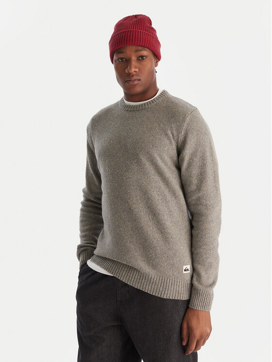 Quiksilver Quiksilver Sveter Slow Song Neppy EQYSW03325 Sivá Regular Fit