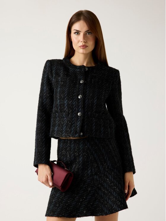 Guess Guess Marynarka 180184 Czarny Classic Fit