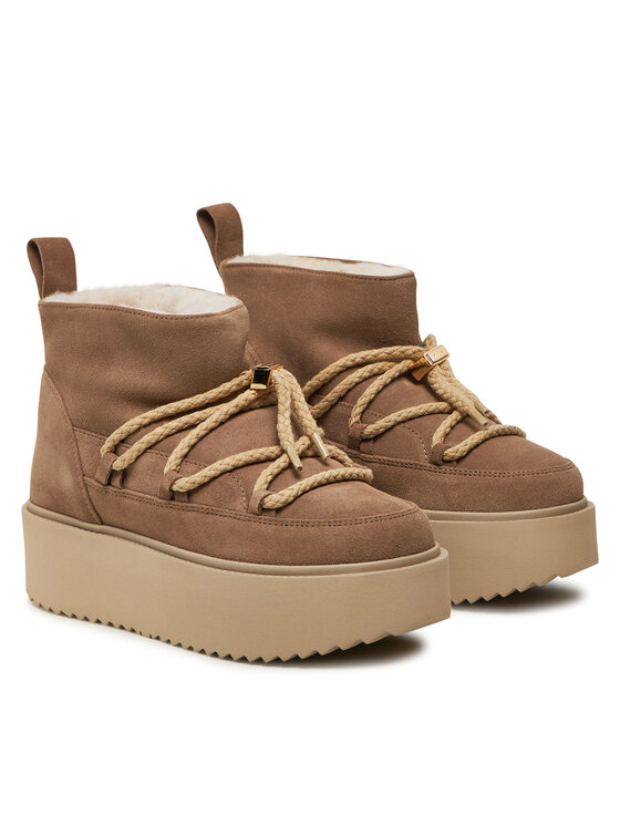 Inuikii Inuikii Čizme za snijeg Classic Low Platform 75204-004 Bež