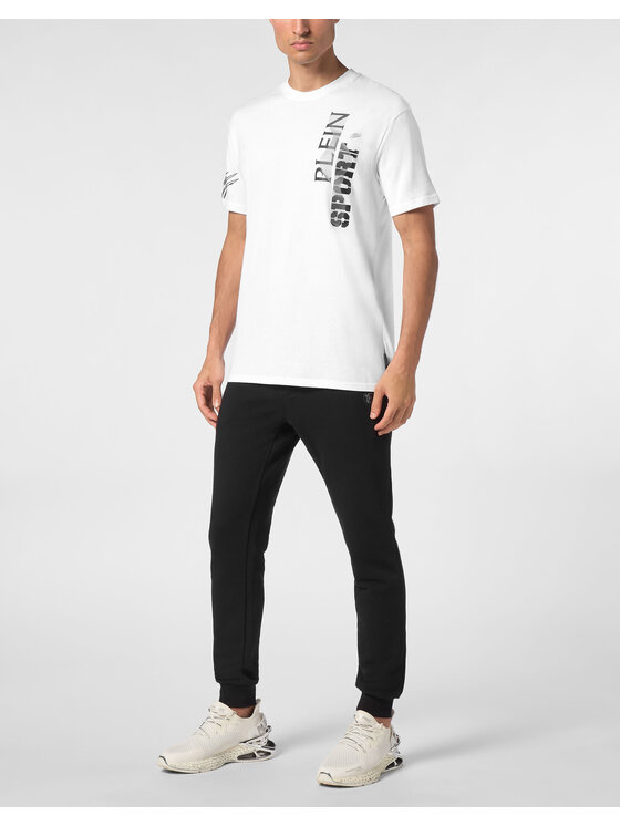 Plein Sport Plein Sport T-Shirt 10217 Biały Regular Fit
