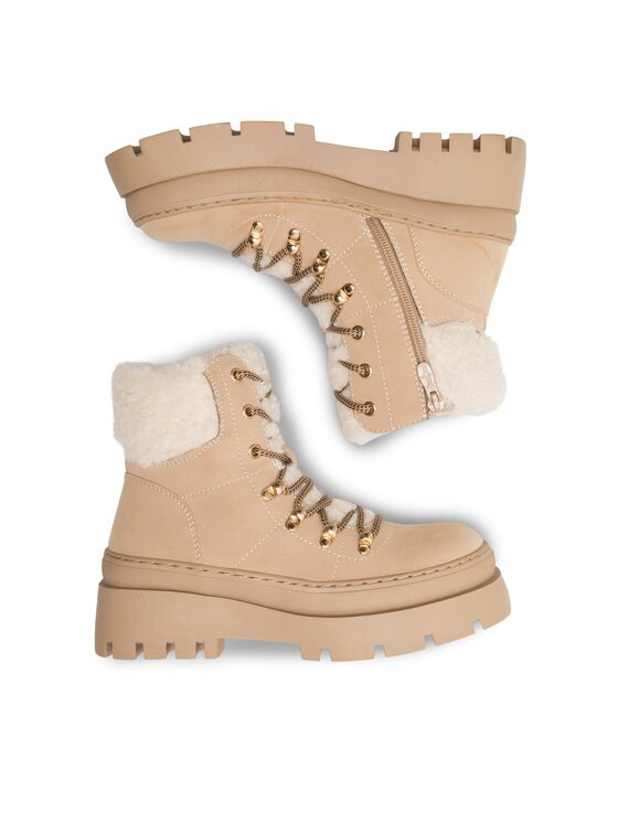 DeeZee DeeZee Schnürstiefeletten Queenie WS6151-03 Beige