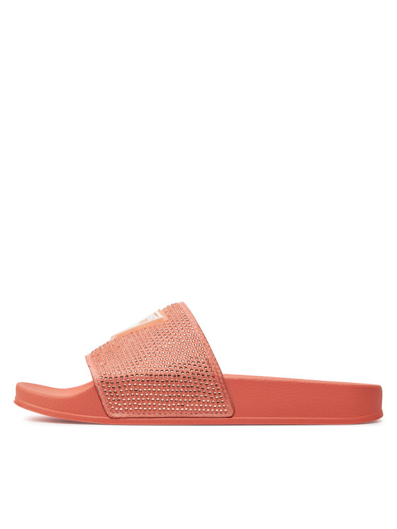 Guess Guess Klapki E4GZ25 BB00F Pomarańczowy