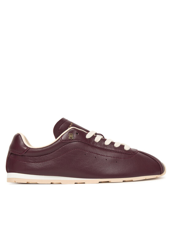 Tommy Hilfiger Tommy Hilfiger Sneakersy Th Low Profile Runner FW0FW08951 Bordowy