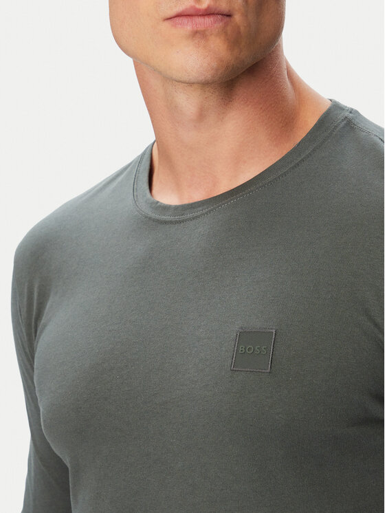 BOSS BOSS Longsleeve Tacks 50512111 Kaki Regular Fit