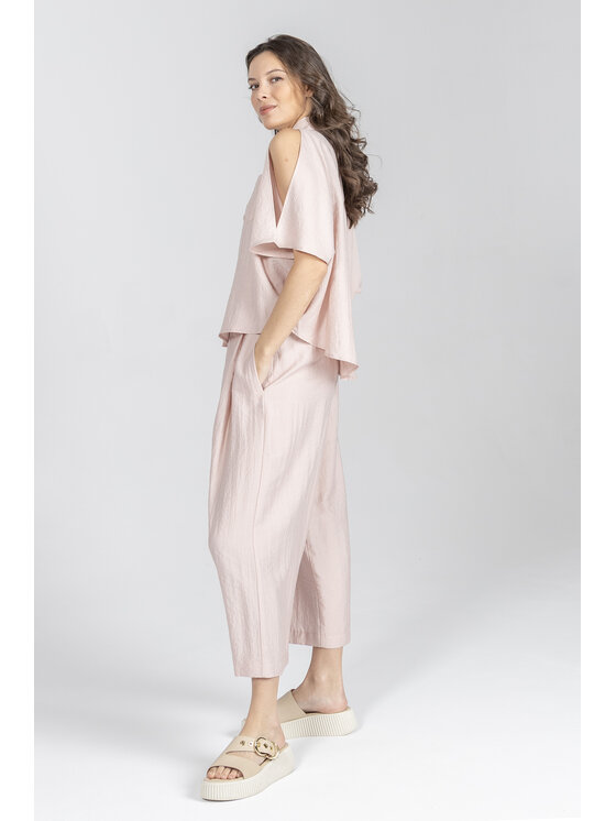 Deni Cler Milano Deni Cler Milano Bluzka T-DC-1236-F2-20-31-1 Różowy Loose Fit