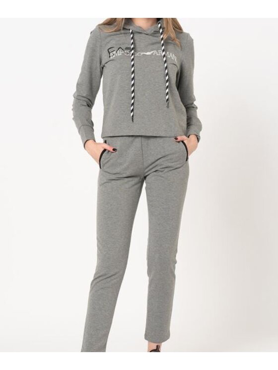 EA7 Emporio Armani EA7 Emporio Armani Tepláková súprava 6KTV59 TJBFZ 3905 Sivá Regular Fit