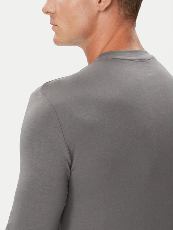 EA7 Emporio Armani EA7 Emporio Armani Longsleeve 7M002417 AF10373 M8011 Czarny Slim Fit