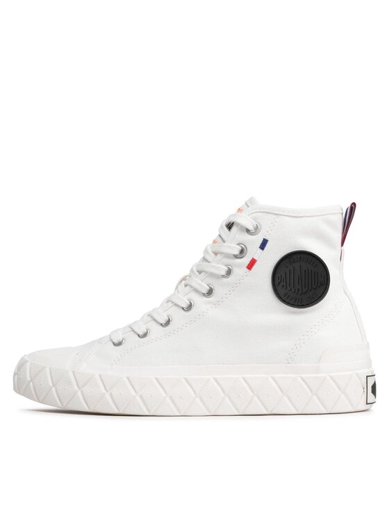 Palladium Palladium Sneakers aus Stoff Ace Cvs Mid U 77015-116-M Weiß
