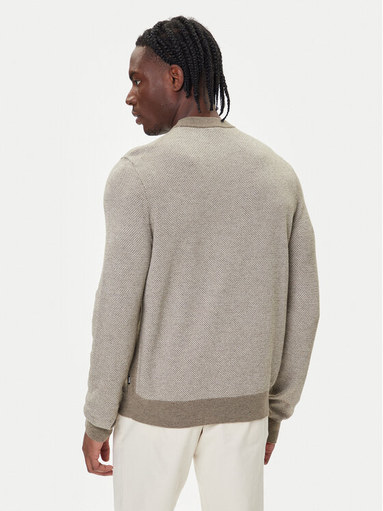 BOSS BOSS Sveter H-Hestro 50549986 Hnedá Regular Fit