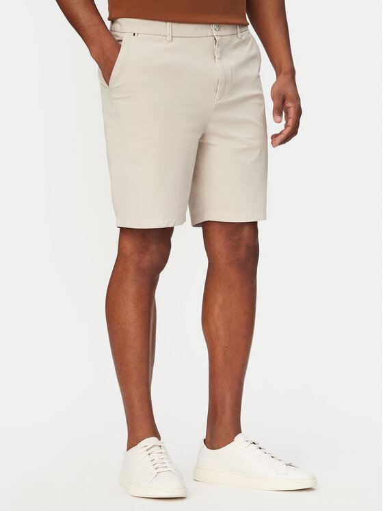 BOSS BOSS Шорти з тканини H-Kane1 50555235 Кремовий Modern Fit