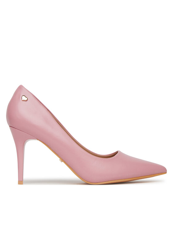 Pantofi cu toc subțire DeeZee EZ-23-1A Roz