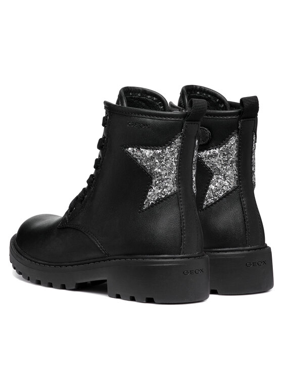 Geox Geox Csizma Jr Casey J9420G 054EW C9244 M Fekete