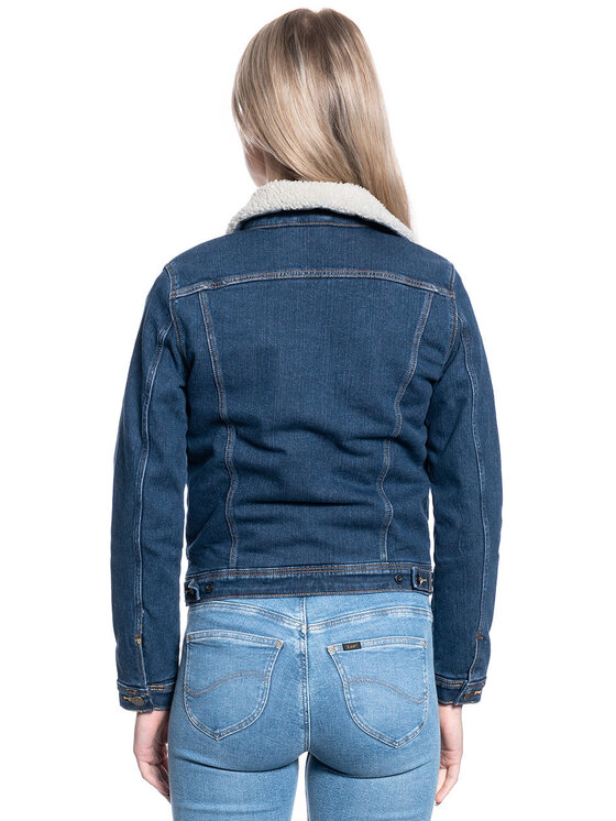 Lee Lee Giacca da donna SHERPA RIDER Blu Regular Fit