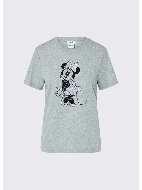 Liu Jo Liu Jo T-Shirt WF6441JS904L9547 Szary Regular Fit