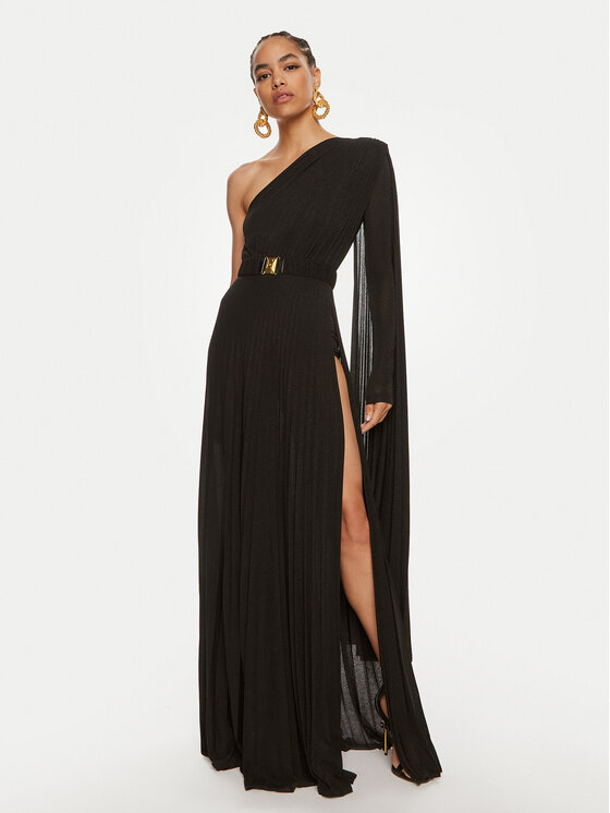 Elisabetta Franchi Elisabetta Franchi Večerní šaty AB-686-46E2 Černá Regular Fit