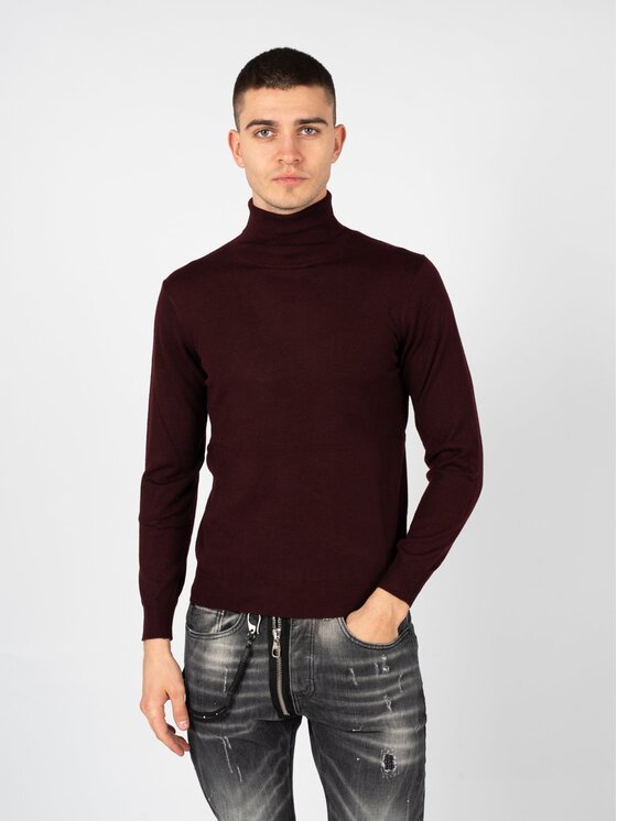 Xagon Xagon Maglione A22081&ELV18 Bordeaux Regular Fit