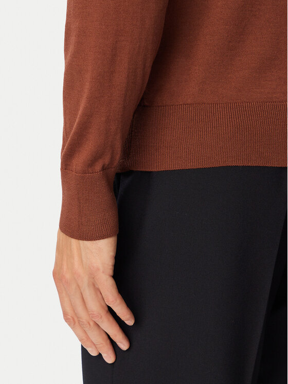 BOSS BOSS Пуловер H-Melba-L 50571907 Кафяв Regular Fit